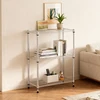 M MZG metalinis 3 lygių sandėliavimo stelažas 30 × 45 × 67,1 cm, chromuotas E304567OH301LB-AU