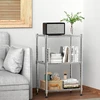 M MZG metalinis 3 lygių sandėliavimo stelažas 30 × 45 × 67,1 cm, chromuotas E304567OH301LB-AU