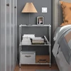 M MZG metalinis 3 lygių sandėliavimo stelažas 30 × 45 × 67,1 cm, chromuotas E304567OH301LB-AU