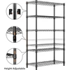 M MZG metalinis sandėliavimo stelažas su 5 reguliuojamomis lentynomis, 35 × 60 × 158,7 cm, E3560160OK501LB-EU