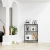 M MZG metalinis stelažas su 3 reguliuojamomis vielinėmis lentynomis, 35 × 60 × 90,2 cm, A356090AK302-EU