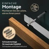 mahona magnetinė peilių juosta iš akacijos medienos, lipni, modelis 025.001