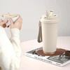 Maideduo kelioninis termopuodelis 500 ml su šiaudeliu, Kaffee-LH