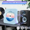 MAITE nešiojamas CD grotuvas su Bluetooth 5.0, FM radiju ir USB, MTEU MT-CDPEU-SD-BSE
