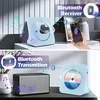 MAITE nešiojamas CD grotuvas su Bluetooth 5.0, FM radiju ir USB, MTEU MT-CDPEU-SD-BSE