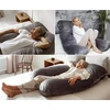 MAKOSAS ergonominė kūno pagalvė miegantiems ant šono 100 x 150 cm VAR-KK