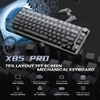 MAMBASNAKE mechaninė belaidė klaviatūra 75%, TFT ekranas, Bluetooth, RGB, X85PRO