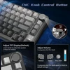 MAMBASNAKE mechaninė belaidė klaviatūra 75%, TFT ekranas, Bluetooth, RGB, X85PRO