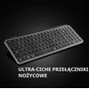 Mars Gaming kompaktiška belaidė klaviatūra su skaitmeniniu bloku, Bluetooth 5.1, MKSILENKEYSPT