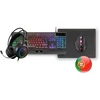Mars Gaming MCP124PROPT žaidimų periferinių įrenginių rinkinys „4 viename“ su RGB klaviatūra ir 3200 DPI pele