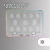 Mars Gaming MNBC13W nešiojamojo kompiuterio aušinimo stovas, 17 col., ARGB