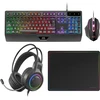 Mars Gaming žaidimų rinkinys „4 viename“ su H-Mech klaviatūra, 3200 DPI pele ir ausinėmis, MCP124PROES
