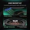 Mars Hydro giluminė hidroponinė DWC auginimo sistema, 2 × 5 galonų, 8 W oro pompa