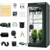 Mars Hydro pilnas auginimo palapinės rinkinys su TS600 LED lempa, 100 W, 60 × 60 × 140 cm, 1680D Mylar