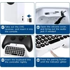 Mcbazel kompaktiška belaidė klaviatūra XBOX valdikliams, 2,4 GHz, QWERTY, 47 klavišai