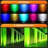 MEIKEE lauko RGB LED sodo šviestuvas su nuotolinio valdymo pultu, IP66, 8 žibintai, 10 spalvų, 30 režimų SP01RB