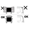 Menabo dviračių laikiklis automobiliui, galinis, metalinis, tinka VW T5, Shadow T5