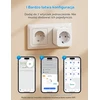 Meross išmanusis Wi-Fi kištukinis lizdas su energijos sąnaudų matavimu, 16 A, 4 vnt., MSS305QUA-EU