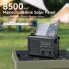 Mesqool nešiojamas avarinis radijas AM/FM su saulės įkrovimu, žibintuvėliu ir akumuliatoriumi 12000 mAh CR1030