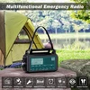 Mesqool nešiojamas DAB+/FM radijas su 5000 mAh baterija, žibintuvėliu ir skaitymo lempa, IPX4