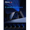 Mesqool projekcinis žadintuvas su LED ekranu, dvigubu žadintuvu, USB įkrovimu ir 7 colių ekranu M-1001F-B