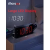 Mesqool projekcinis žadintuvas su LED ekranu, 180° kampu besisukančiu projektoriumi ir USB įkrovikliu, MEU-CR1001F-Raudona