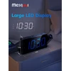 Mesqool projekcinis žadintuvas su LED ekranu, dvigubu žadintuvu, USB įkrovimu ir 7 colių ekranu M-1001F-B