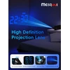 Mesqool projekcinis žadintuvas su LED ekranu, dvigubu žadintuvu, USB įkrovimu ir 7 colių ekranu M-1001F-B