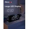 Mesqool projektuojantis skaitmeninis žadintuvas su LED ekranu, USB įkrovikliu ir 180° projektoriumi, MQL-CR01F