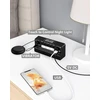 Mesqool skaitmeninis garsus žadintuvas su vibracija, dvigubas žadintuvas, USB, didelis LED ekranas, mėlynas, 1023i
