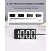 Mesqool skaitmeninis vibruojantis žadintuvas su dideliu LED ekranu, dvigubu signalu ir USB įkrovikliu, CR1023i