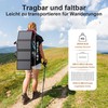 MHPOWOS sulankstomas saulės panelis 60 W, monokristalinis, 3 išėjimai, EU-SP-008