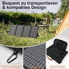 MHPOWOS sulankstomas saulės panelis 60 W, monokristalinis, 3 išėjimai, EU-SP-008