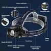 MIAOKE LED galvos žibintas su USB įkrovimu, 100000 lm, IPX5, CK-495