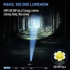 MIAOKE LED galvos žibintas su USB įkrovimu, 100000 lm, IPX5, CK-495