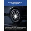 MICHELIN universalūs ratų gaubtai 16 colių, ABS plastikas, juodi ir sidabriniai, 4 vnt., 92014