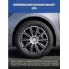 MICHELIN universalūs ratų gaubtai 16 colių, ABS plastikas, juodi ir sidabriniai, 4 vnt., 92014
