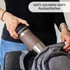 Milu kelioninis termopuodelis iš nerūdijančiojo plieno, 450 ml, rudas, sandarus