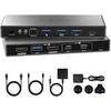 MINIX KVM jungiklis 2 kompiuteriams ir 1 HDMI monitoriui, 8K 60 Hz, 100 W PD, K2