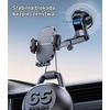 Miracase automobilinis telefono laikiklis su siurbtuku, 360° pasukamas, 04139BLK