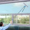 Mitclear langų valymo rinkinys su teleskopine rankena 300 cm, silikonine 35 cm šluoste ir mikropluošto šveistuku