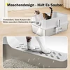 MIXJOY nerūdijančiojo plieno kačių tualetas XL 28 l, 56,5 × 36,5 × 25,5 cm