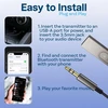 MMOBIEL Bluetooth AUX imtuvas automobiliui su USB-A, 3,5 mm jungtimi ir mikrofonu