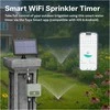 MMOBIEL išmanusis Wi‑Fi laistymo programatorius, saulės ir USB maitinimas, IP54, 30 m nuotolis