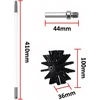 MOCNT kamino ir ventiliacijos kanalų valymo šepečių rinkinys su 20 lanksčių 41 cm strypų CXYC01F