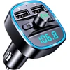 Mohard automobilinis Bluetooth 5.0 FM siųstuvas su 2 USB jungtimis T25