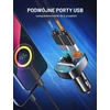 Mohard automobilinis Bluetooth 5.0 FM siųstuvas su 2 USB jungtimis T25