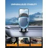 Mohard automobilinis telefono laikiklis su siurbtuku, 4–7" išmaniesiems, juodas, X02