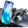 Mohard automobilinis telefono laikiklis su siurbtuku, 4–7" išmaniesiems, juodas, X02
