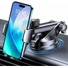 Mohard automobilinis telefono laikiklis su siurbtuku, 4–7" išmaniesiems, juodas, X02